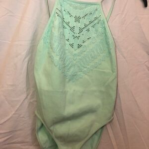 XS/S Intimately Mint Green  Lace Bodysuit